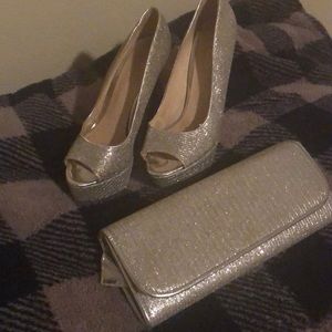 Clutch & matching shoes